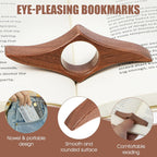 Thumb Book Page Holder, Natural Walnut Wood Thumb Page Holder